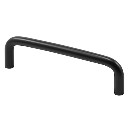 Prime-Line Wire Pull 4 in., Matte Black Single Pack KD 17543